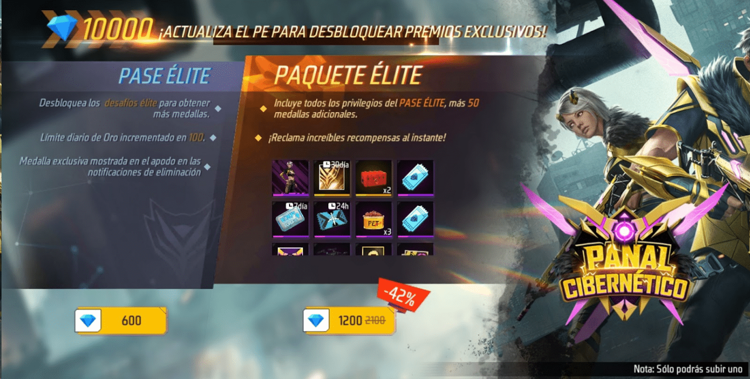 descubre cuantos niveles tiene el pase elite de free fire detalles exclusivos