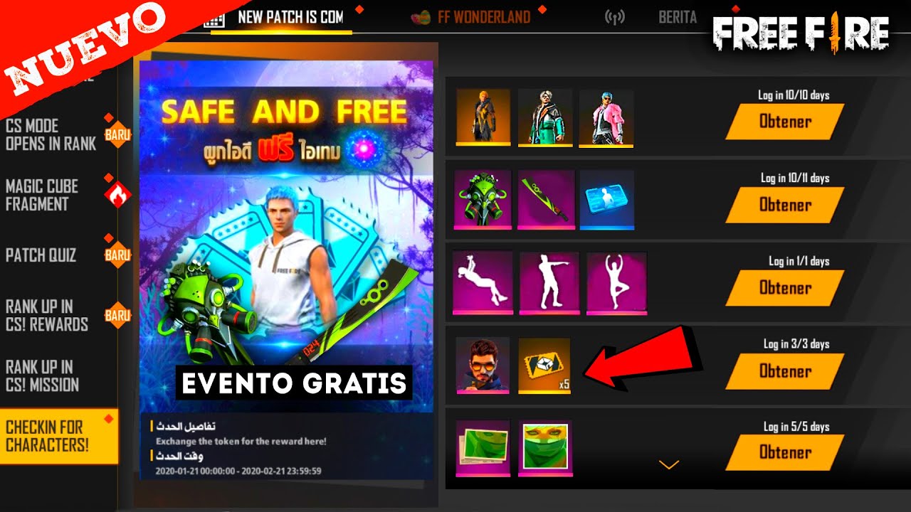 descubre los eventos destacados que estan ocurriendo en free fire no te los pierdas