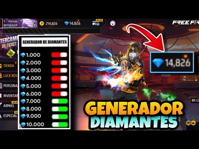 descubre si existen generadores de diamantes para free fire que de verdad funcionan