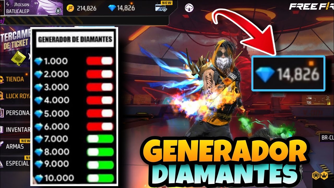 descubre si realmente existen generadores de diamantes en free fire la verdad revelada