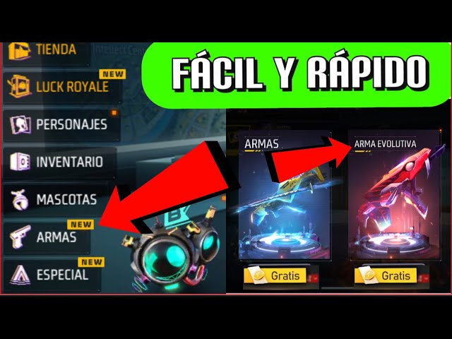 donde encontrar un generador de armas evolutivas para free fire guia completa